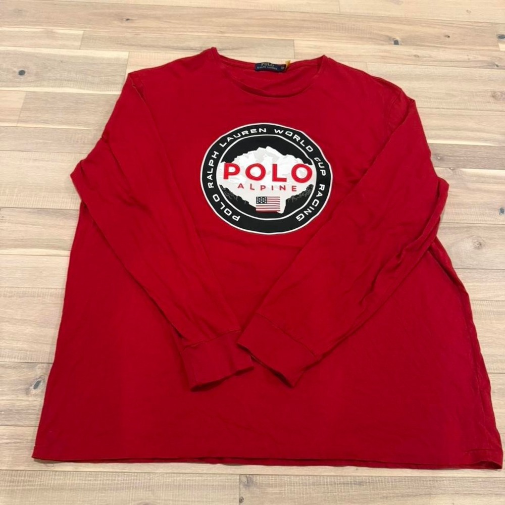 Polo Ralph Lauren long-sleeve T-shirt from the Alpine World Cup Racing Sz xxl